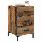 Bedside Cabinet Old Wood 40 x 40 x 66 cm Engineered Wood