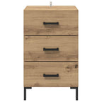 Bedside Cabinet Artisan Oak 40 x 40 x 66 cm Engineered Wood