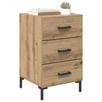 Bedside Cabinet Artisan Oak 40 x 40 x 66 cm Engineered Wood