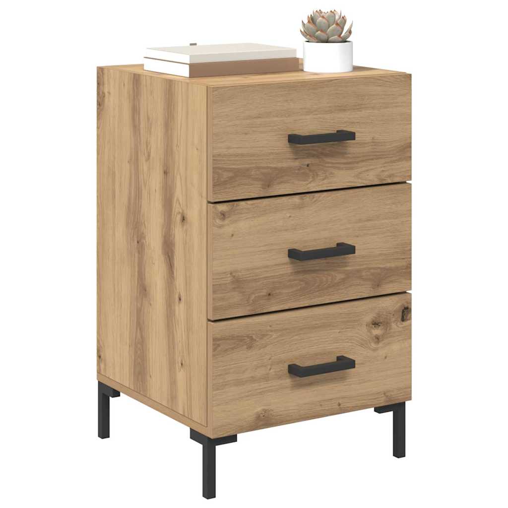 Bedside Cabinet Artisan Oak 40 x 40 x 66 cm Engineered Wood