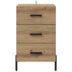 Bedside Cabinet Artisan Oak 40 x 40 x 66 cm Engineered Wood