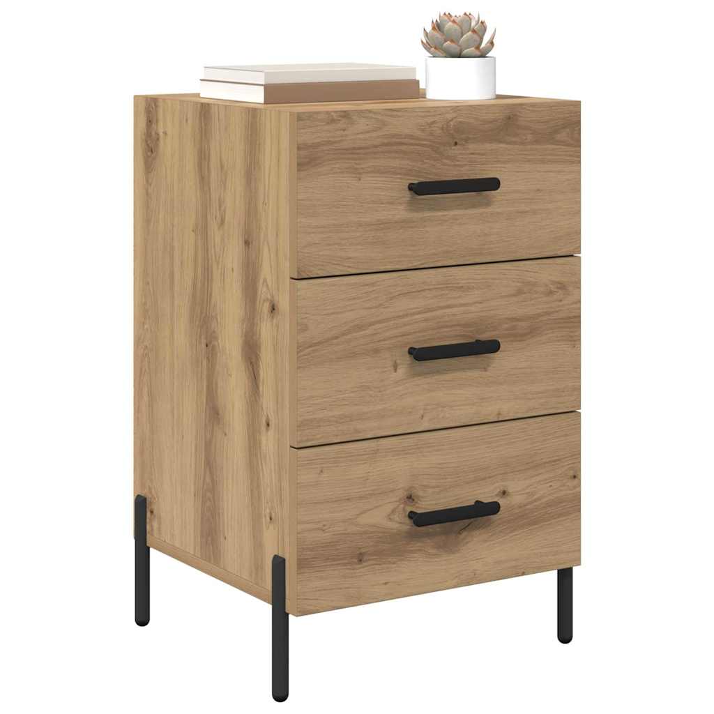 Bedside Cabinet Artisan Oak 40 x 40 x 66 cm Engineered Wood