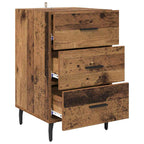 Bedside Cabinet Old Wood 40 x 40 x 66 cm Engineered Wood