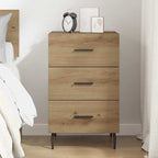 Bedside Cabinet Artisan Oak 40 x 40 x 66 cm Engineered Wood