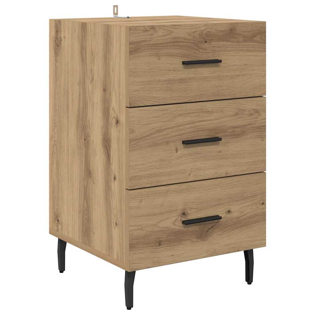Bedside Cabinet Artisan Oak 40 x 40 x 66 cm Engineered Wood