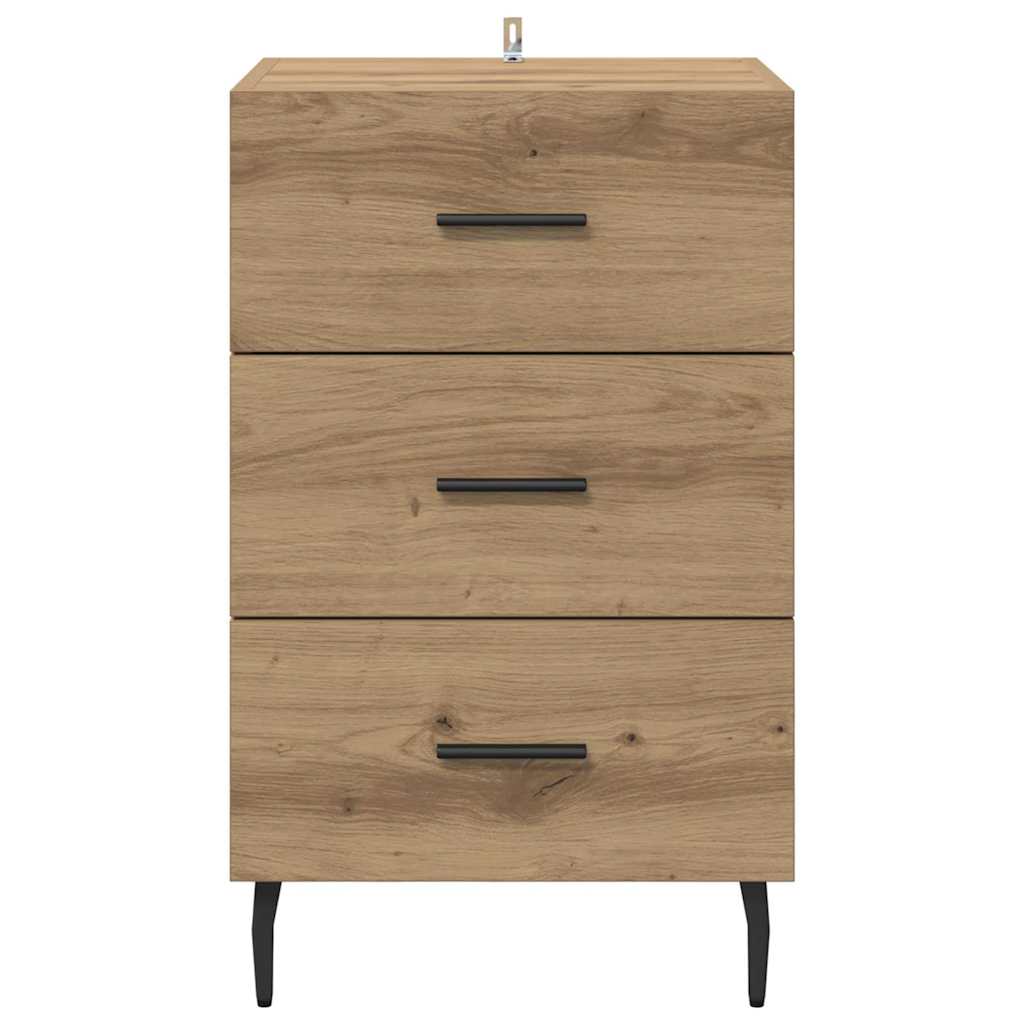 Bedside Cabinet Artisan Oak 40 x 40 x 66 cm Engineered Wood