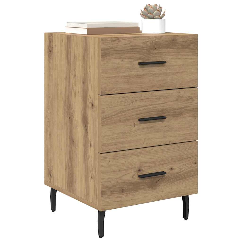 Bedside Cabinet Artisan Oak 40 x 40 x 66 cm Engineered Wood