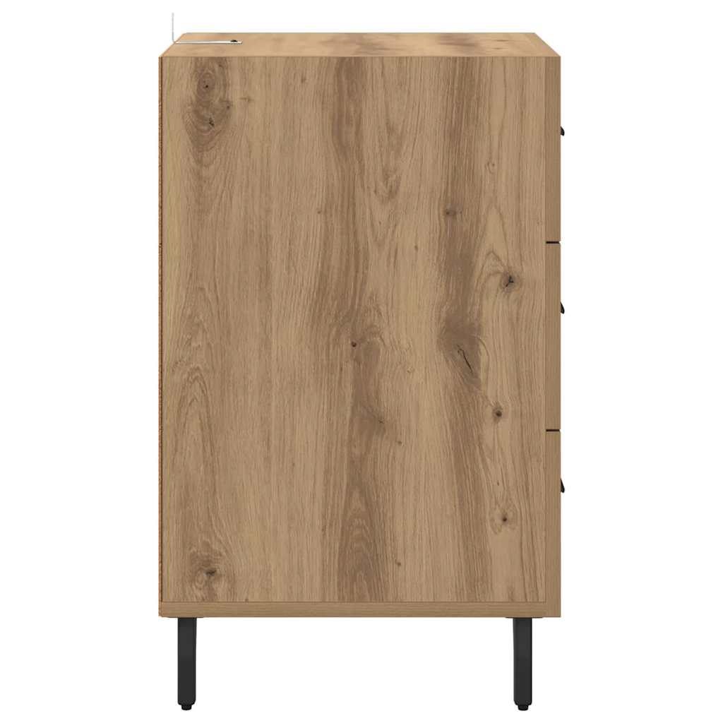 Bedside Cabinet Artisan Oak 40 x 40 x 66 cm Engineered Wood