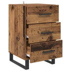 Bedside Cabinet Old Wood 40 x 40 x 66 cm Engineered Wood