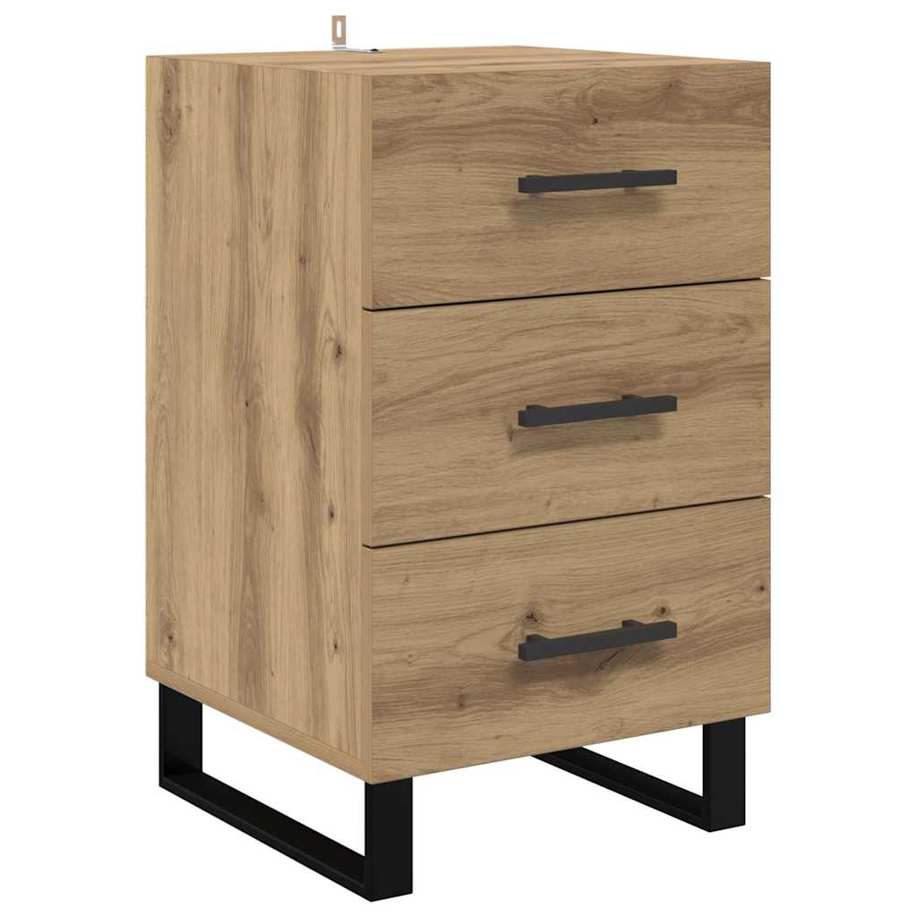 Bedside Cabinet Artisan Oak 40 x 40 x 66 cm Engineered Wood