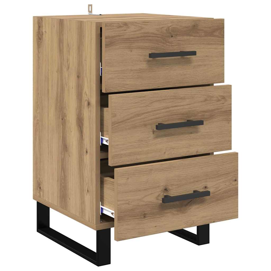 Bedside Cabinet Artisan Oak 40 x 40 x 66 cm Engineered Wood