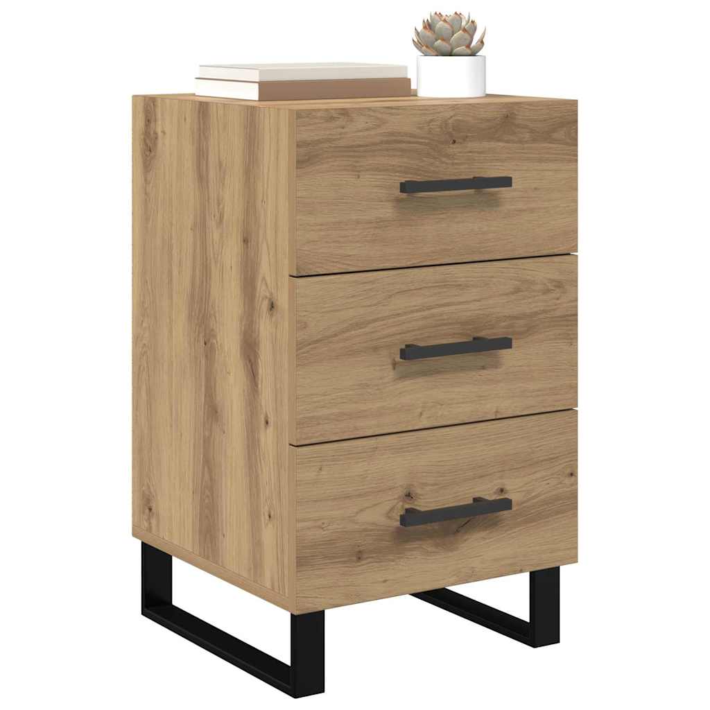 Bedside Cabinet Artisan Oak 40 x 40 x 66 cm Engineered Wood