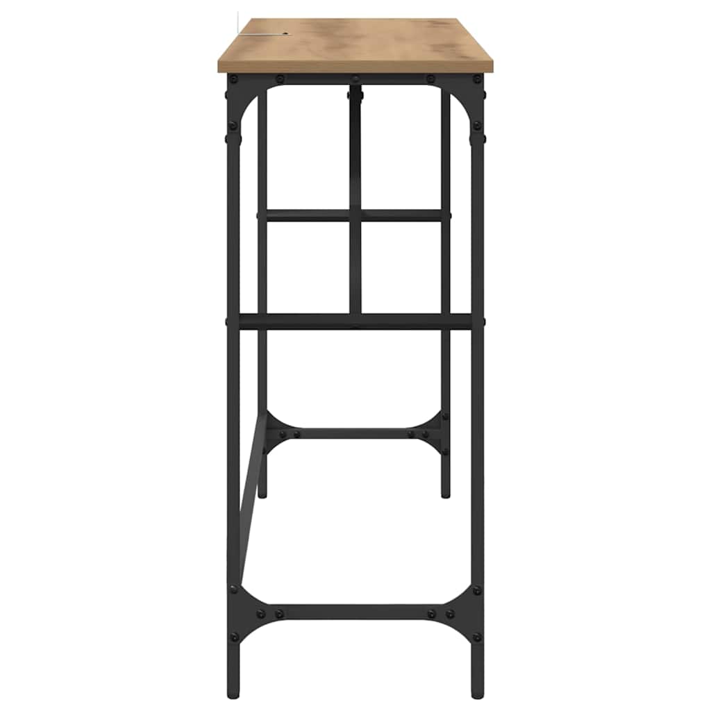 Console Table Artisan Oak 100 x 32 x 75 cm Engineered Wood