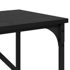 Console Table Black Oak 100 x 32 x 75 cm Engineered Wood