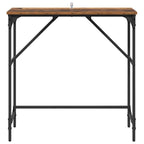 Console Table Old Wood 75 x 32 x 75 cm Engineered Wood