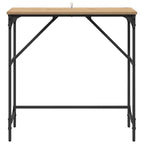 Console Table Artisan Oak 75 x 32 x 75 cm Engineered Wood