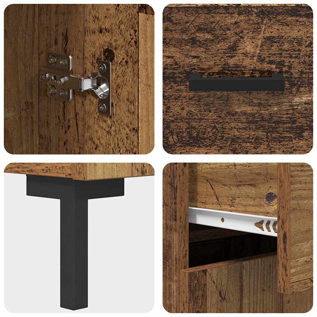 Sideboard Old Wood 69.5 x 34 x 90 cm Engineered Wood