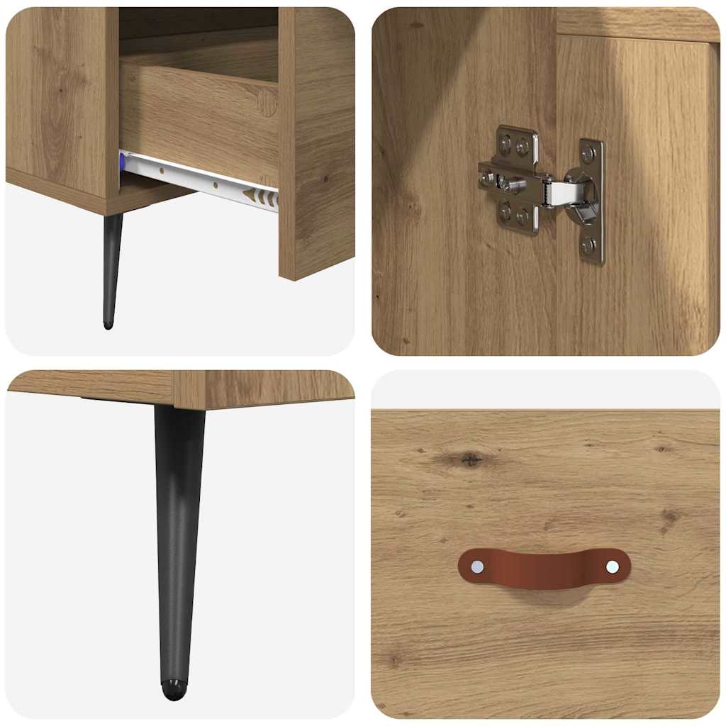 Highboard with Drawer Artisan Oak 69.5 x 31 x 115 cm