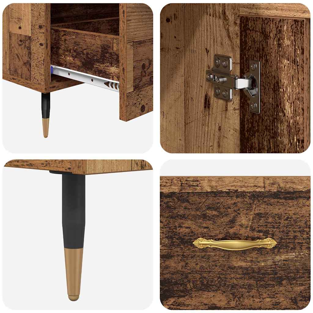 Highboard Old Wood 69.5 x 31 x 115 cm Engineered Wood