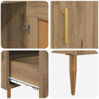 Highboard Artisan Oak 69.5 x 31 x 115 cm Engineered Wood