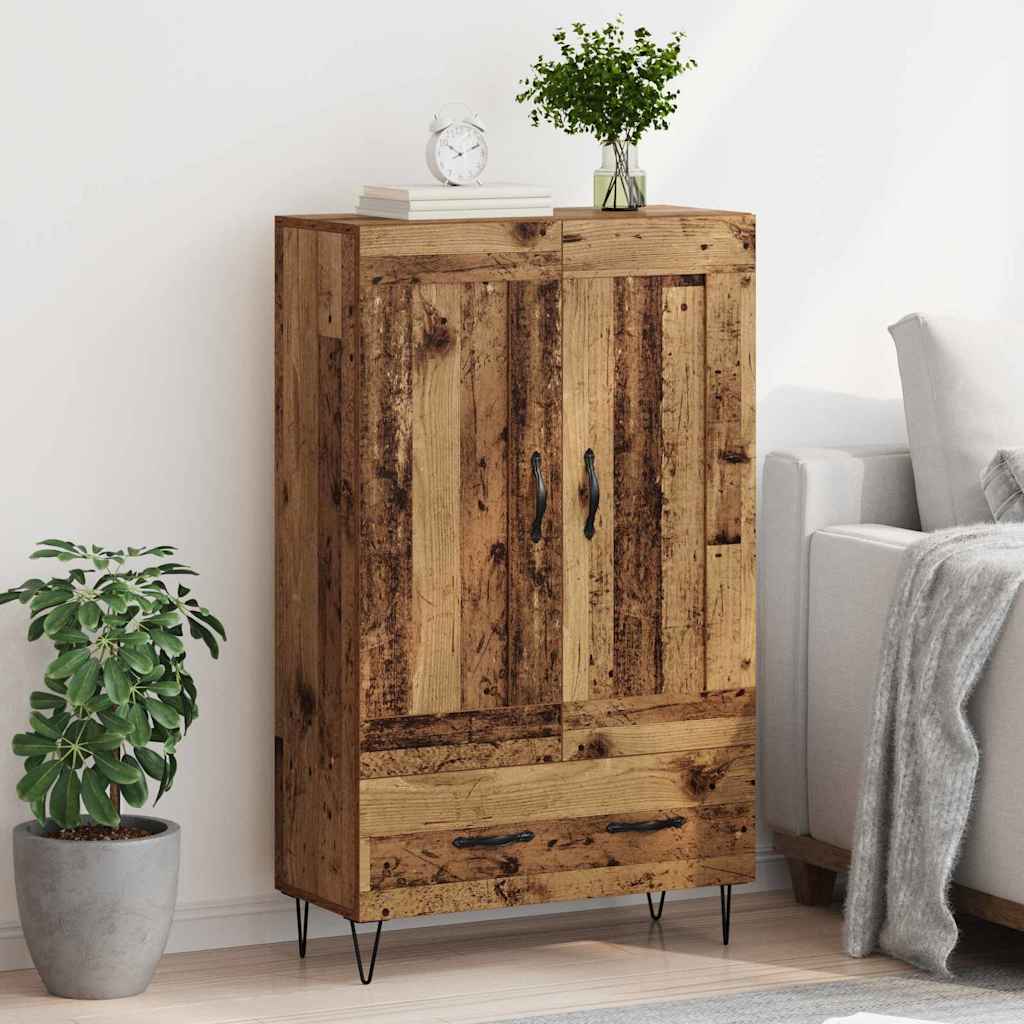 Highboard Old Wood 69.5 x 31 x 115 cm Engineered Wood
