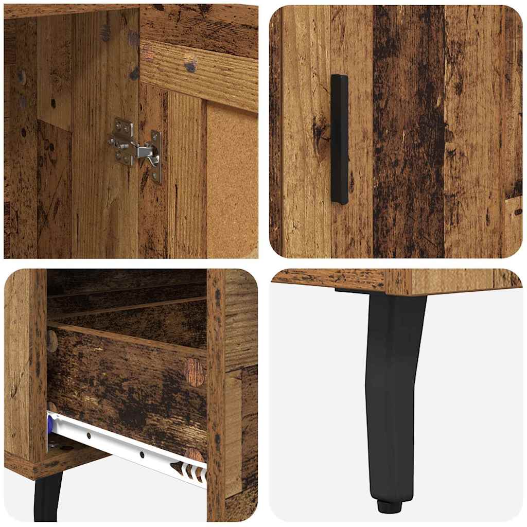 Highboard Old Wood 69.5 x 31 x 115 cm Engineered Wood