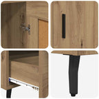 Highboard Artisan Oak 69.5 x 31 x 115 cm Engineered Wood