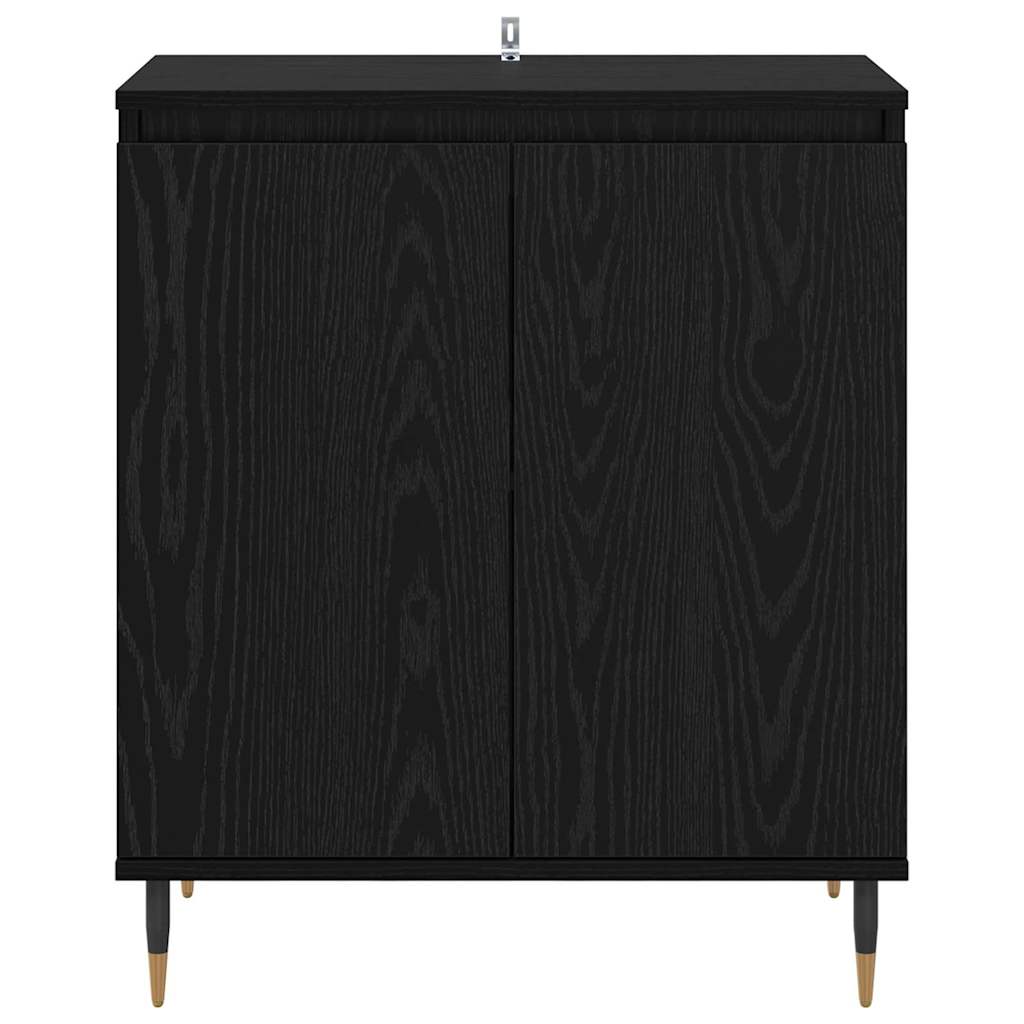 Sideboard Black Oak 60 x 35 x 70 cm Engineered Wood