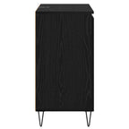 Sideboard Black Oak 60 x 35 x 70 cm Engineered Wood