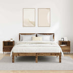 Bedside Cabinet 2 pcs Old Wood 40 x 35 x 50 cm Engineered Wood