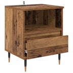 Bedside Cabinet 2 pcs Old Wood 40 x 35 x 50 cm Engineered Wood