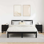 Bedside Cabinet 2 pcs Black Oak 40 x 35 x 50 cm Engineered Wood