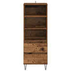 Highboard with Drawer Old Wood 40 x 36 x 110 cm Engineered Wood