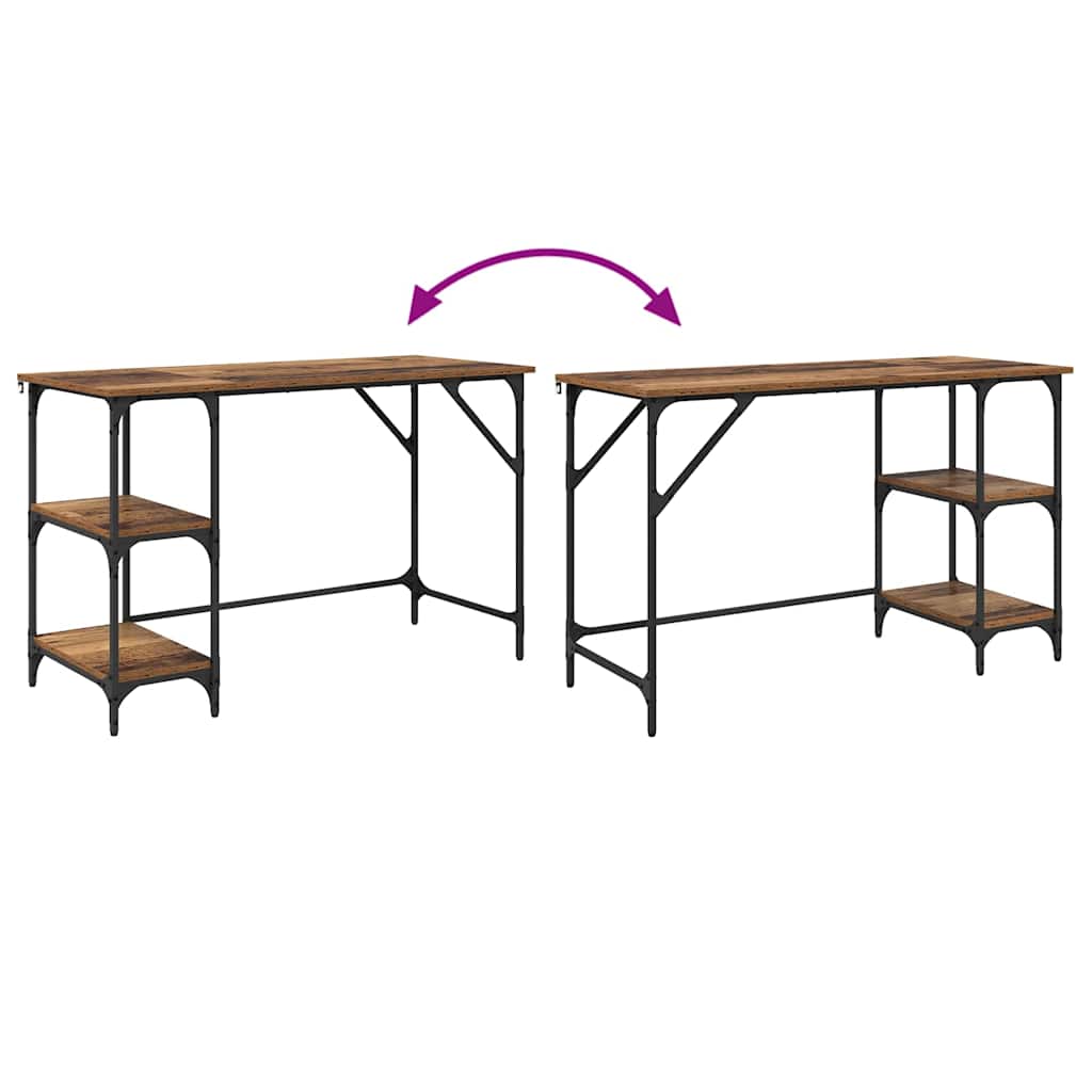 Desk Old Wood 120 x 50 x 75 cm Engineered Wood