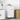 Bathroom Cabinet White 39.5 x 36 x 88 cm Engineered wood