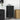 Bathroom Cabinet Black 39.5 x 36 x 88 cm Engineered wood