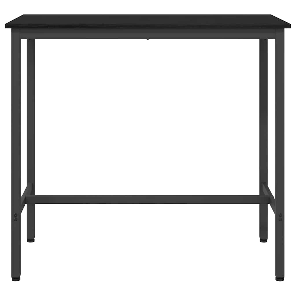 Table Black Oak 100 x 50 x 90.5 cm Engineered Wood and Steel