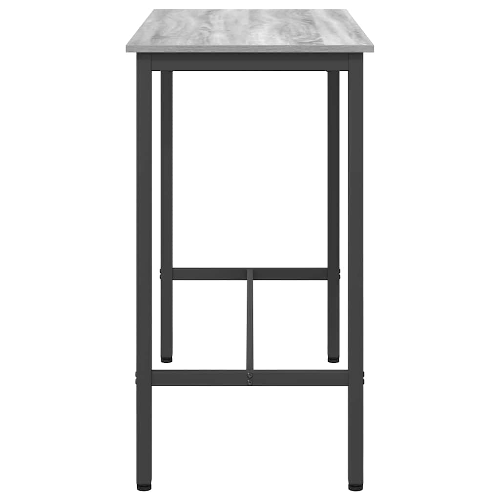 Table Grey Sonoma 100 x 50 x 90.5 cm Engineered Wood and Steel