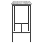 Table Grey Sonoma 100 x 50 x 90.5 cm Engineered Wood and Steel