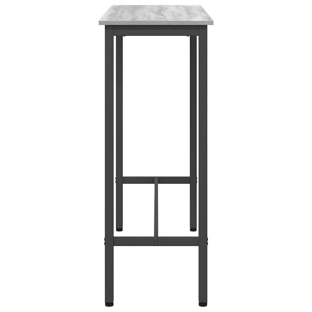 Table Grey Sonoma 100 x 40 x 100.5 cm Engineered Wood and Steel