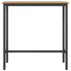 Table Artisan Oak 100 x 40 x 100.5 cm Engineered Wood and Steel