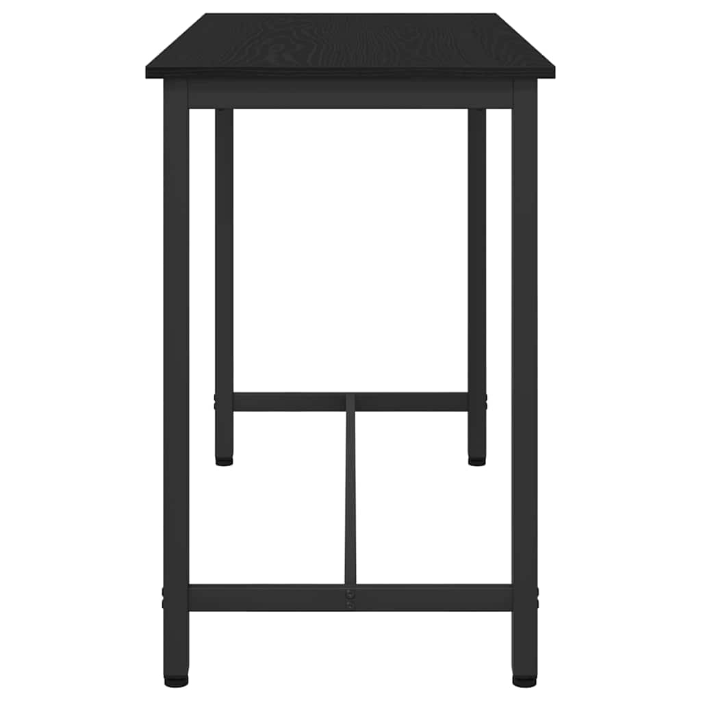 Table Black Oak 100 x 50 x 76.5 cm Engineered Wood and Steel