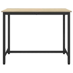 Table Sonoma Oak 100 x 50 x 76.5 cm Engineered Wood and Steel