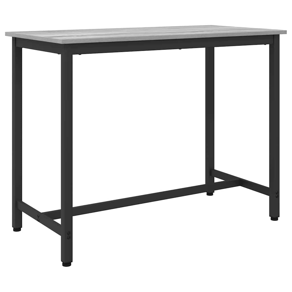 Table Grey Sonoma 100 x 50 x 76.5 cm Engineered Wood and Steel