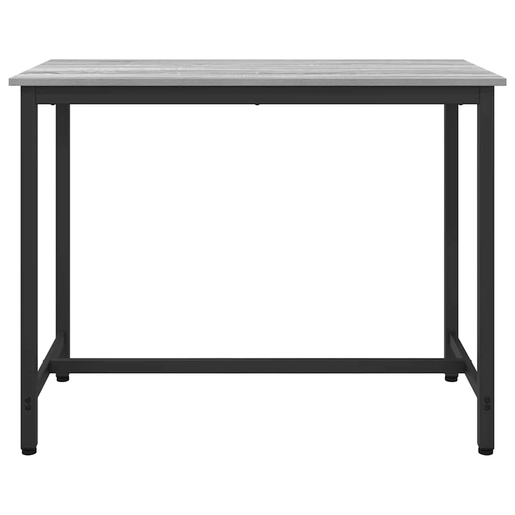 Table Grey Sonoma 100 x 50 x 76.5 cm Engineered Wood and Steel