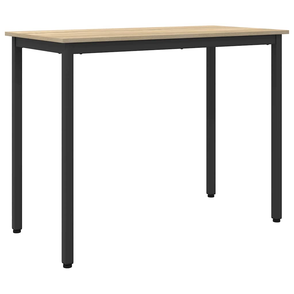 Table Sonoma Oak 100 x 50 x 76.5 cm Engineered Wood and Steel