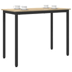 Table Sonoma Oak 100 x 50 x 76.5 cm Engineered Wood and Steel