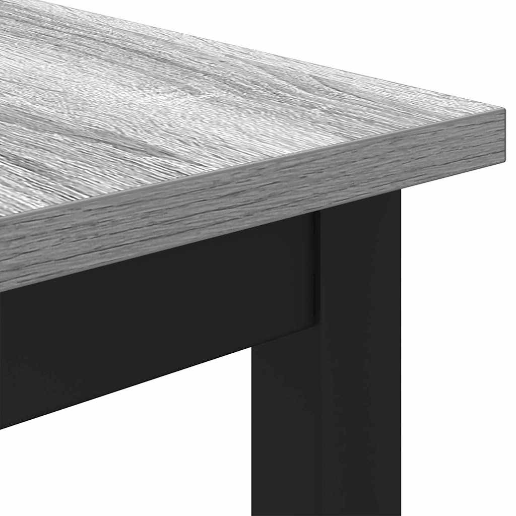 Table Grey Sonoma 100 x 50 x 76.5 cm Engineered Wood and Steel