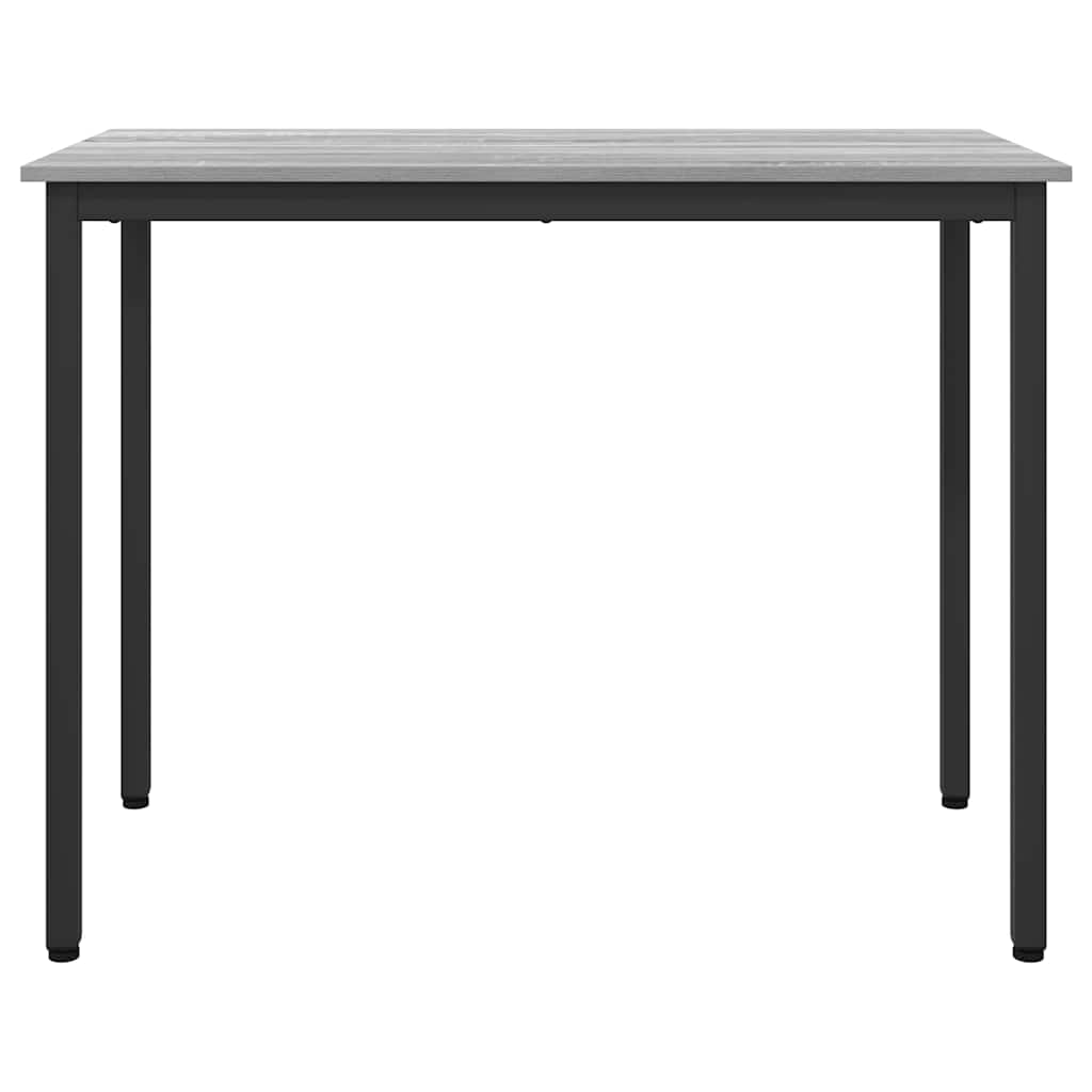 Table Grey Sonoma 100 x 50 x 76.5 cm Engineered Wood and Steel