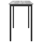 Table Grey Sonoma 100 x 50 x 76.5 cm Engineered Wood and Steel